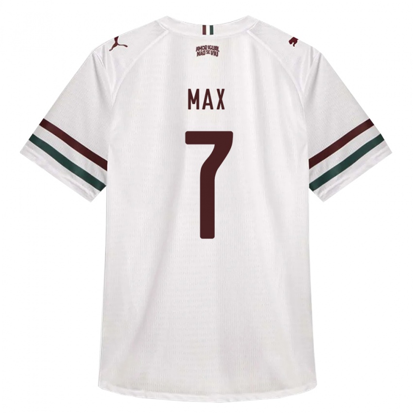 ילדים Reny Max #7 לבן ירוק בורדו הרחק ג'רזי 2026/27 חולצה קצרה