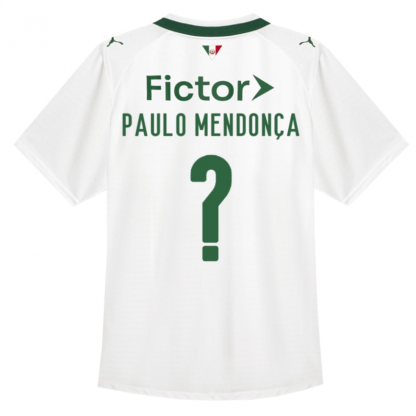 ילדים João Paulo Mendonça #0 ירוק לבן הרחק ג'רזי 2026/27 חולצה קצרה