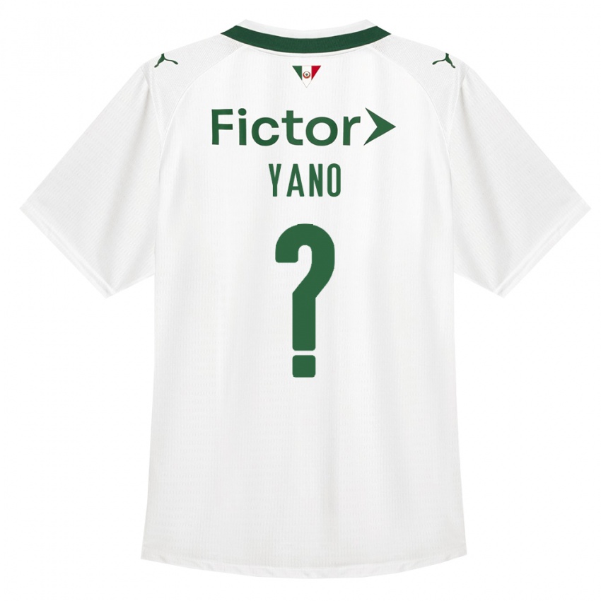 ילדים Luiz Yano #0 ירוק לבן הרחק ג'רזי 2026/27 חולצה קצרה