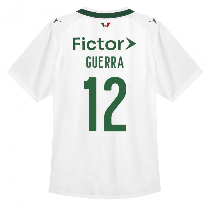 ילדים Heitor Guerra #12 ירוק לבן הרחק ג'רזי 2026/27 חולצה קצרה