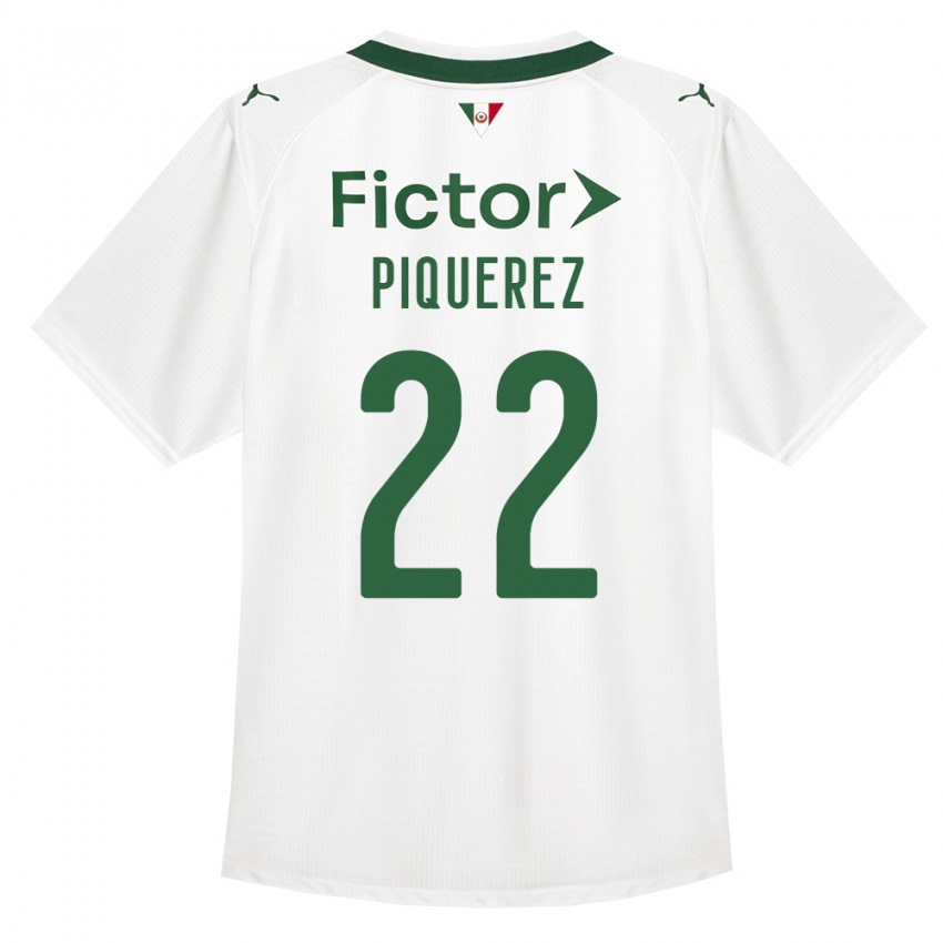 ילדים Joaquin Piquerez #22 ירוק לבן הרחק ג'רזי 2026/27 חולצה קצרה