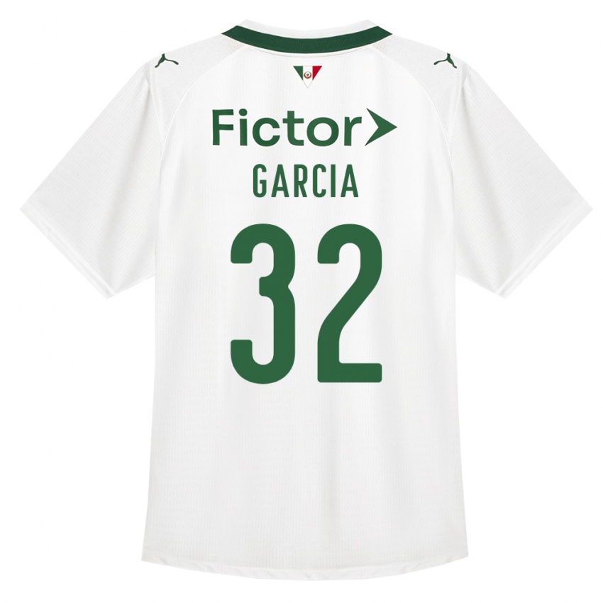 ילדים Garcia #32 ירוק לבן הרחק ג'רזי 2026/27 חולצה קצרה