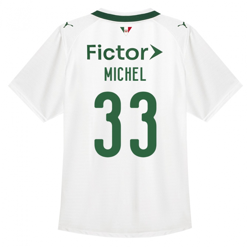 ילדים Michel #33 ירוק לבן הרחק ג'רזי 2026/27 חולצה קצרה