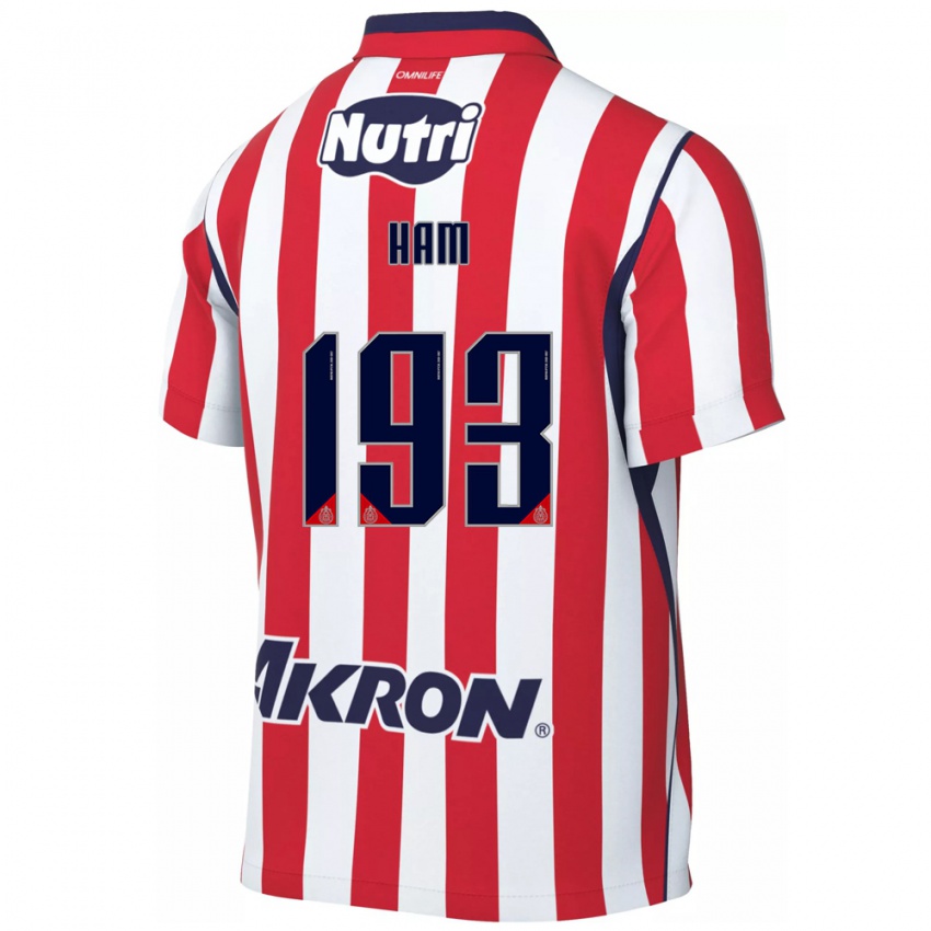 גברים Marioni Ham #193 אדום לבן ג'רזי ביתית 2026/27 חולצה קצרה
