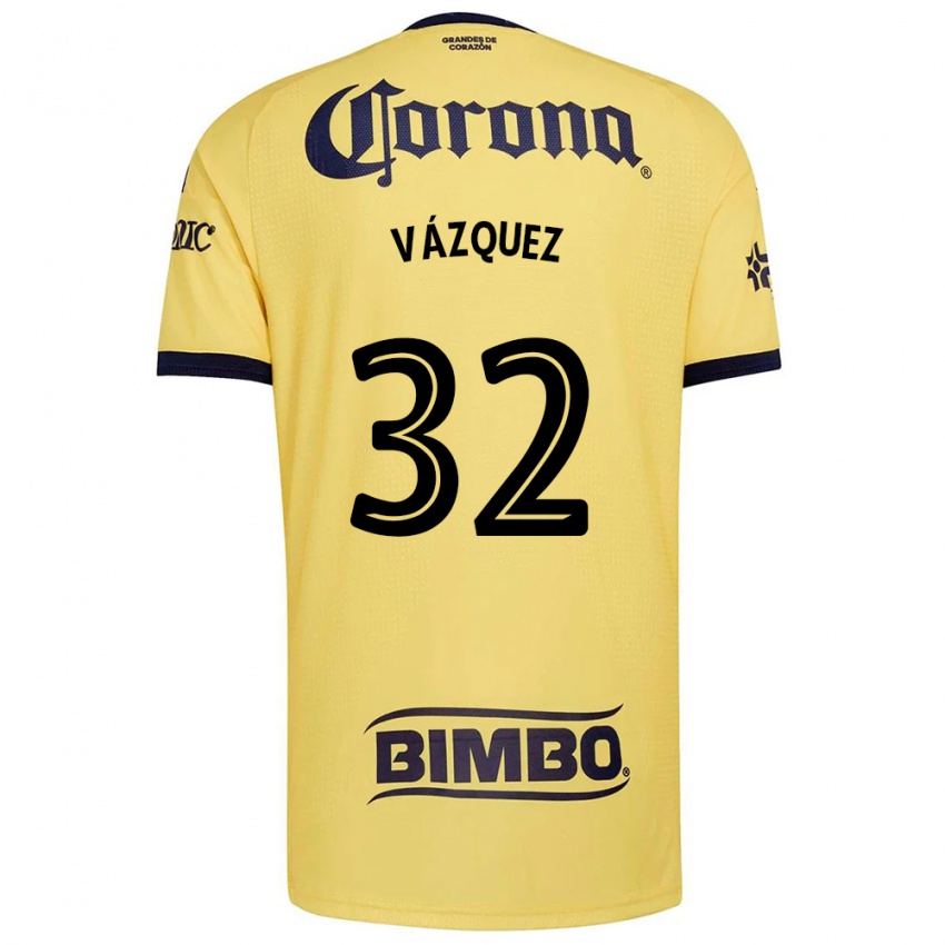 גברים Miguel Vázquez #32 צהוב אדום שחור ג'רזי ביתית 2026/27 חולצה קצרה