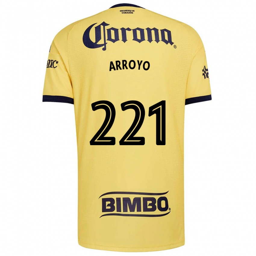 גברים Reyli Arroyo #221 צהוב אדום שחור ג'רזי ביתית 2026/27 חולצה קצרה