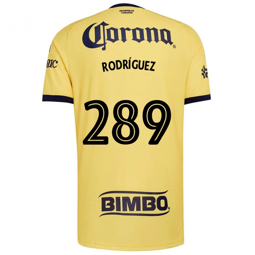 גברים Ángel Rodríguez #289 צהוב אדום שחור ג'רזי ביתית 2026/27 חולצה קצרה
