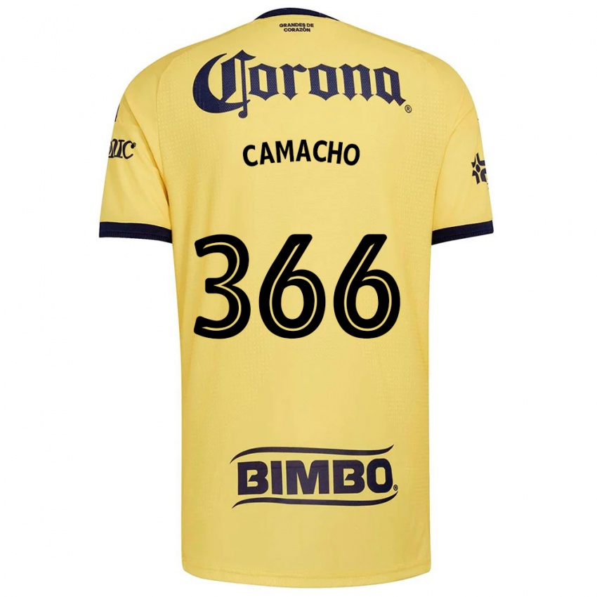 גברים Jorge Camacho #366 צהוב אדום שחור ג'רזי ביתית 2026/27 חולצה קצרה