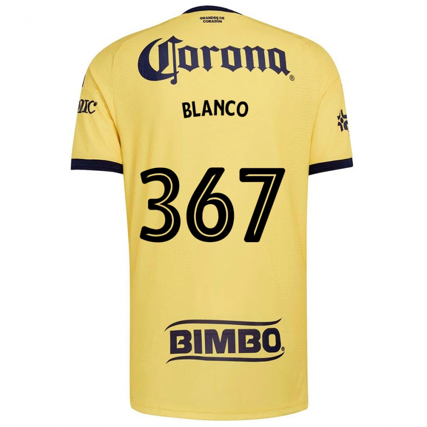 גברים Lionel Blanco #367 צהוב אדום שחור ג'רזי ביתית 2026/27 חולצה קצרה