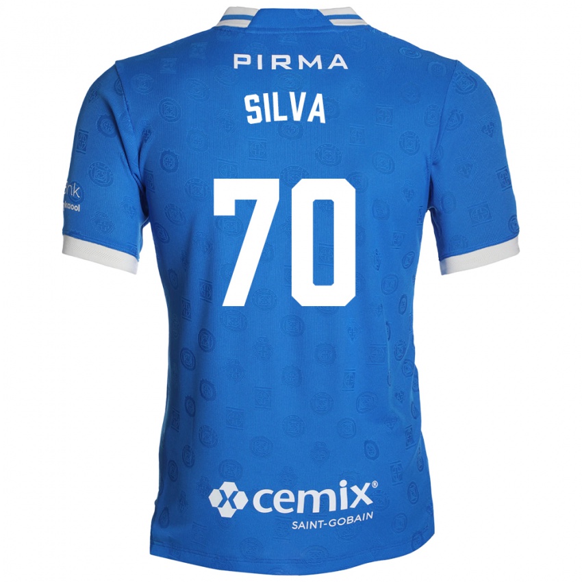 גברים Iván Silva #70 כחול לבן אדום ג'רזי ביתית 2026/27 חולצה קצרה