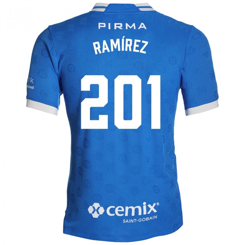 גברים Orlando Ramírez #201 כחול לבן אדום ג'רזי ביתית 2026/27 חולצה קצרה