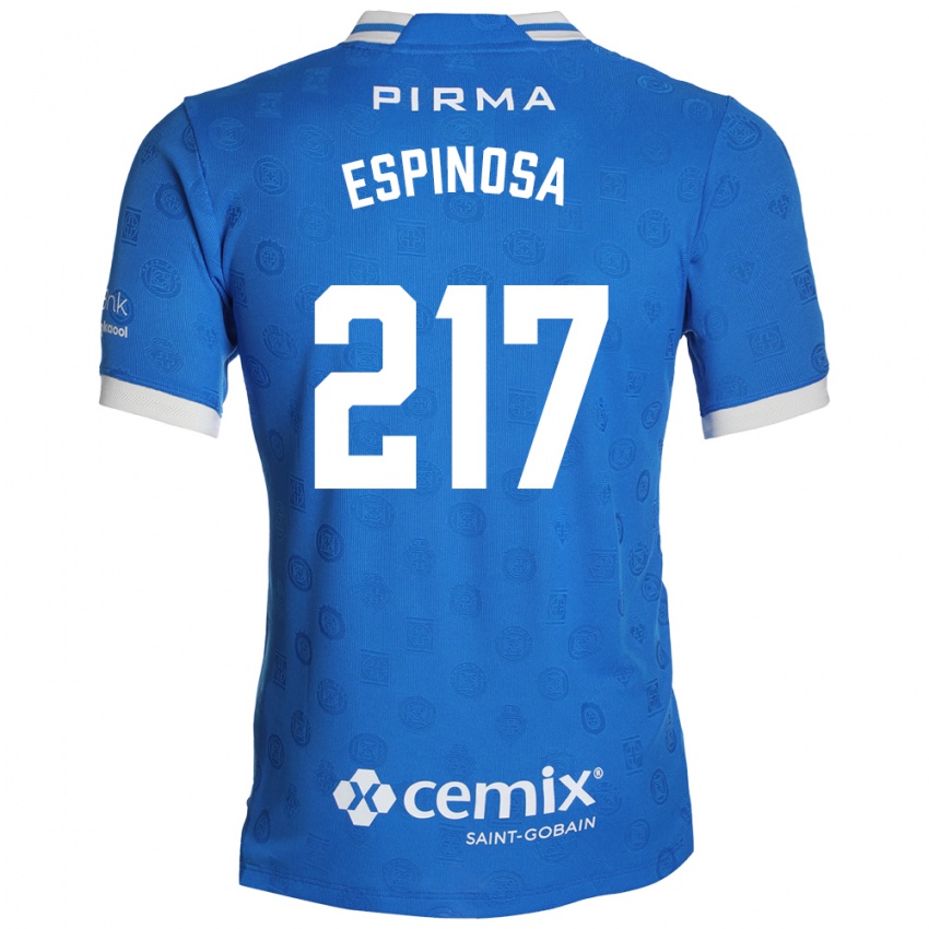 גברים Samuel Espinosa #217 כחול לבן אדום ג'רזי ביתית 2026/27 חולצה קצרה