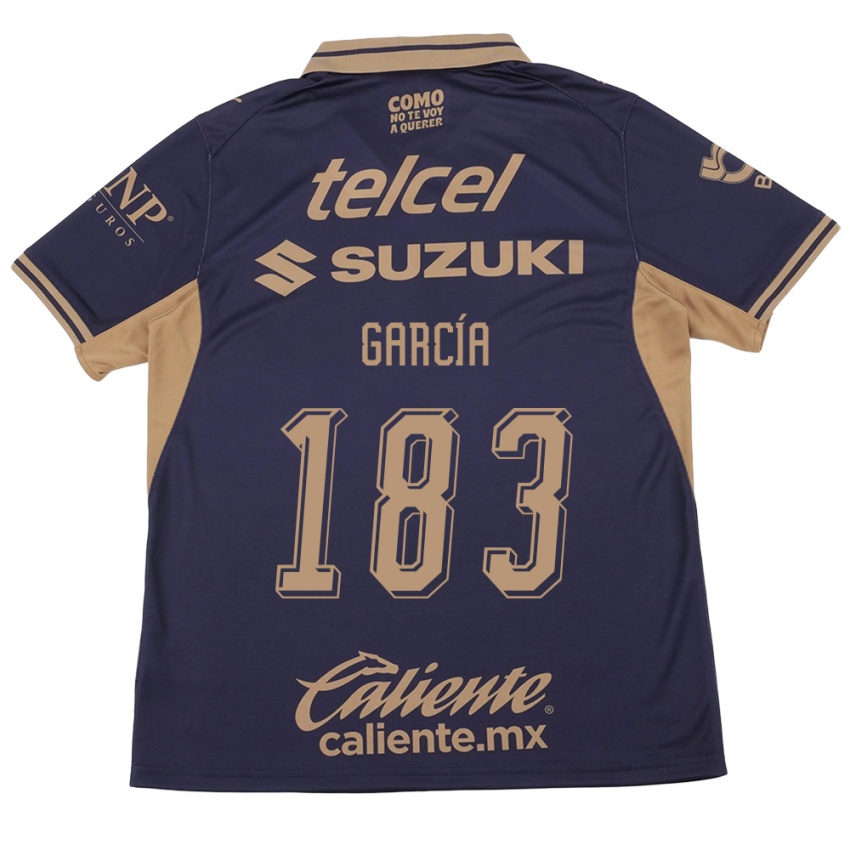 גברים Carlos García #183 סגול חום ג'רזי ביתית 2026/27 חולצה קצרה