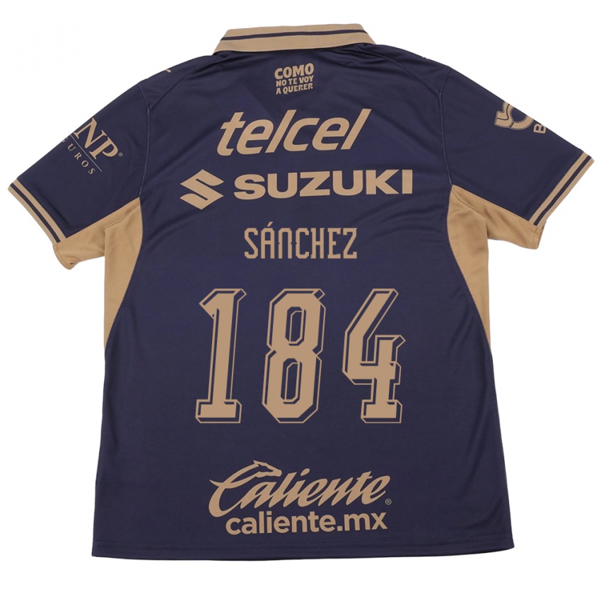 גברים Manuel Sánchez #184 סגול חום ג'רזי ביתית 2026/27 חולצה קצרה