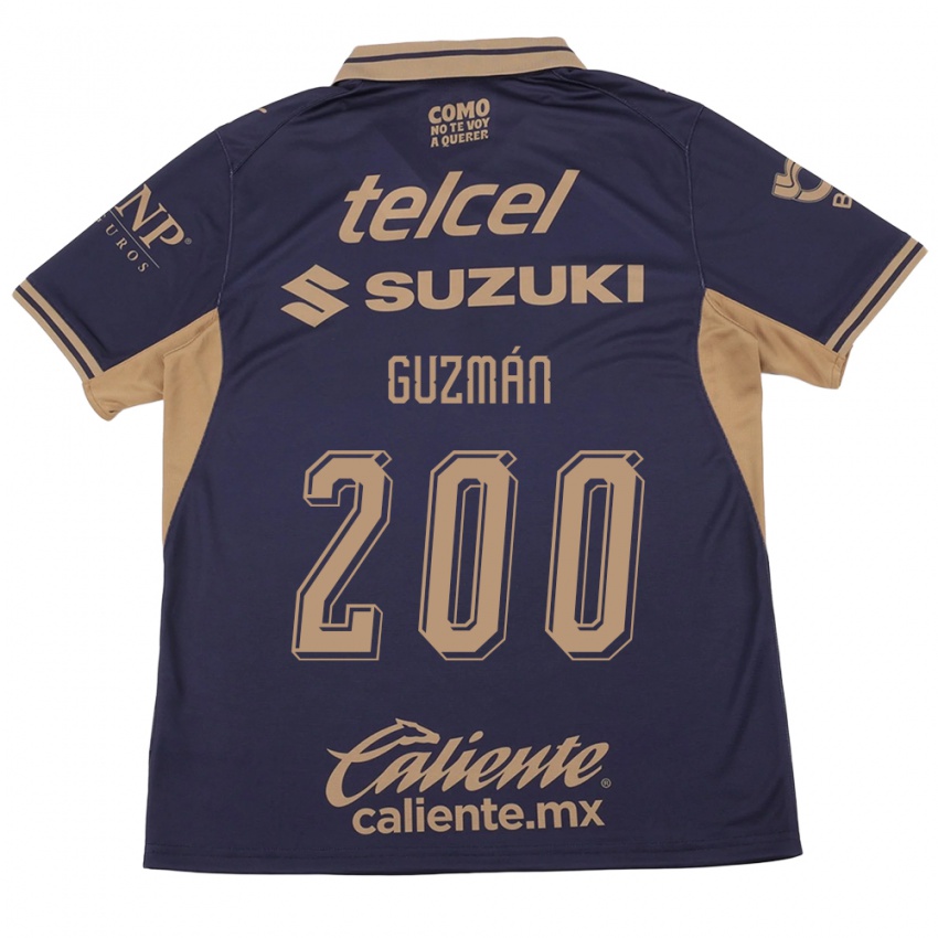 גברים Alan Guzmán #200 סגול חום ג'רזי ביתית 2026/27 חולצה קצרה