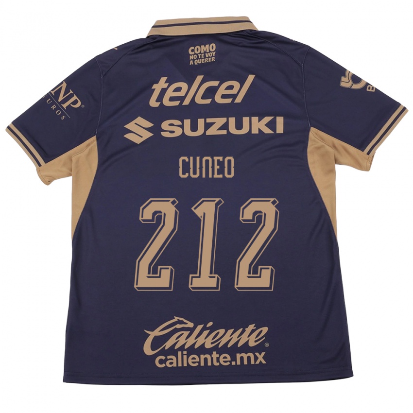 גברים Kevin Cuneo #212 סגול חום ג'רזי ביתית 2026/27 חולצה קצרה