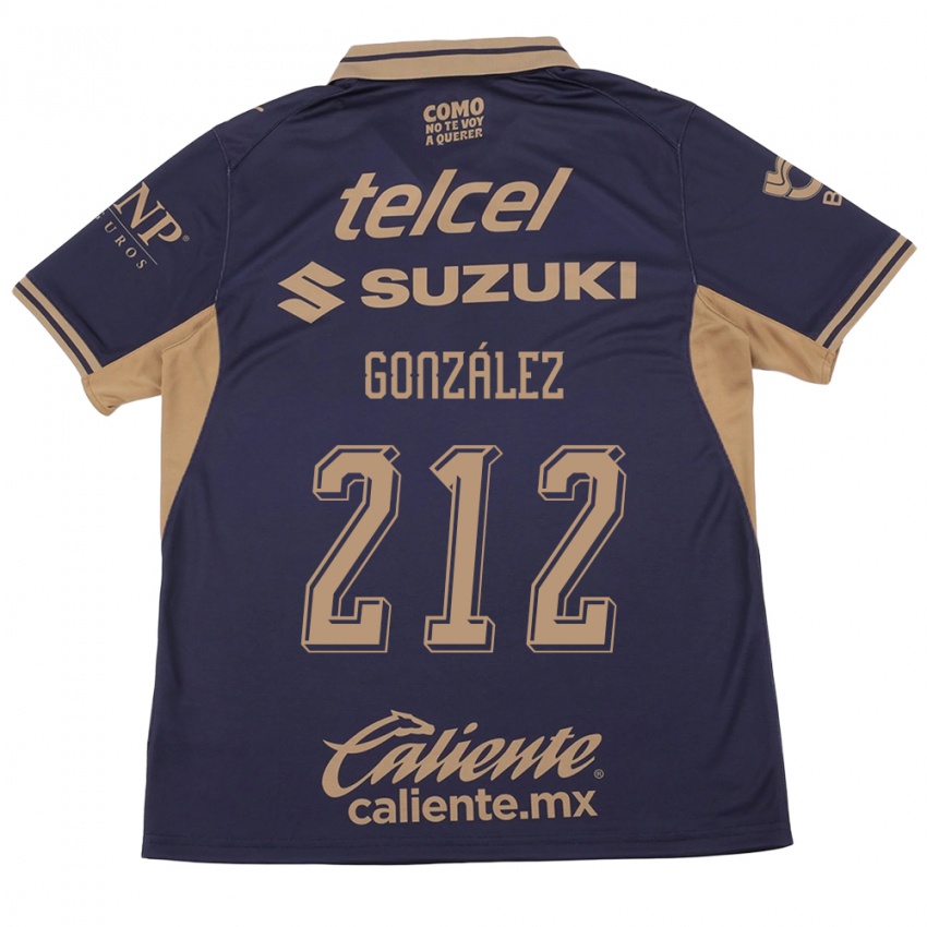 גברים José González #212 סגול חום ג'רזי ביתית 2026/27 חולצה קצרה