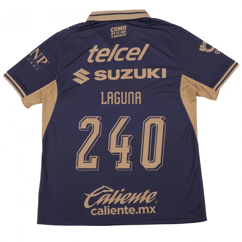 גברים Diego Laguna #240 סגול חום ג'רזי ביתית 2026/27 חולצה קצרה