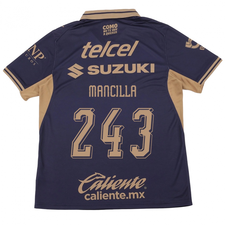 גברים José Mancilla #243 סגול חום ג'רזי ביתית 2026/27 חולצה קצרה