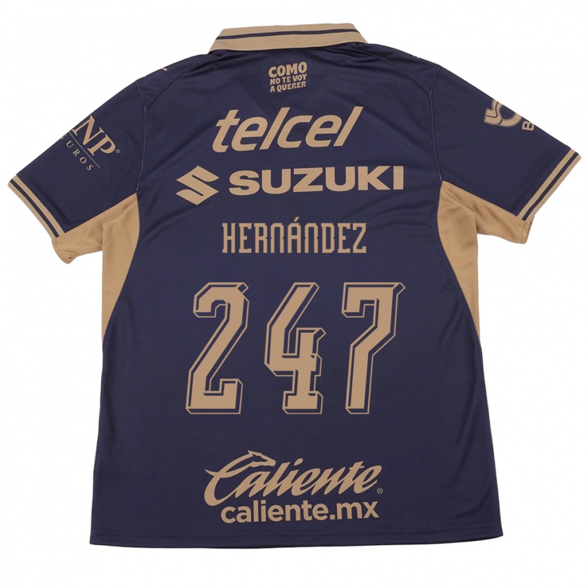 גברים Oswaldo Hernández #247 סגול חום ג'רזי ביתית 2026/27 חולצה קצרה