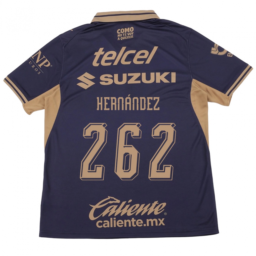 גברים Roberto Hernández #262 סגול חום ג'רזי ביתית 2026/27 חולצה קצרה