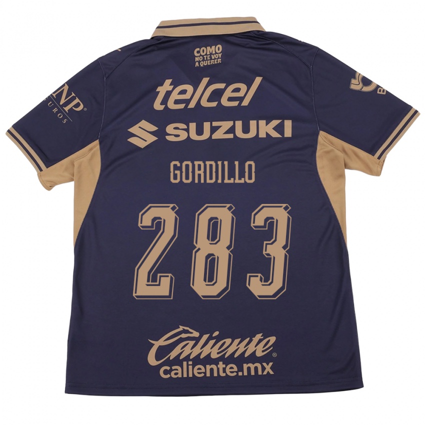 גברים Luis Gordillo #283 סגול חום ג'רזי ביתית 2026/27 חולצה קצרה