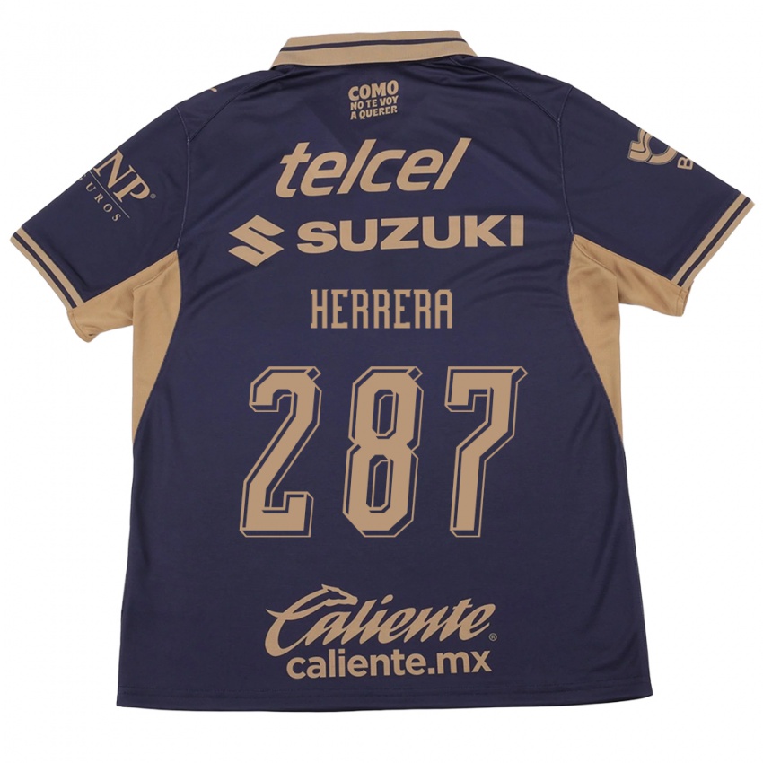 גברים Sebastián Herrera #287 סגול חום ג'רזי ביתית 2026/27 חולצה קצרה