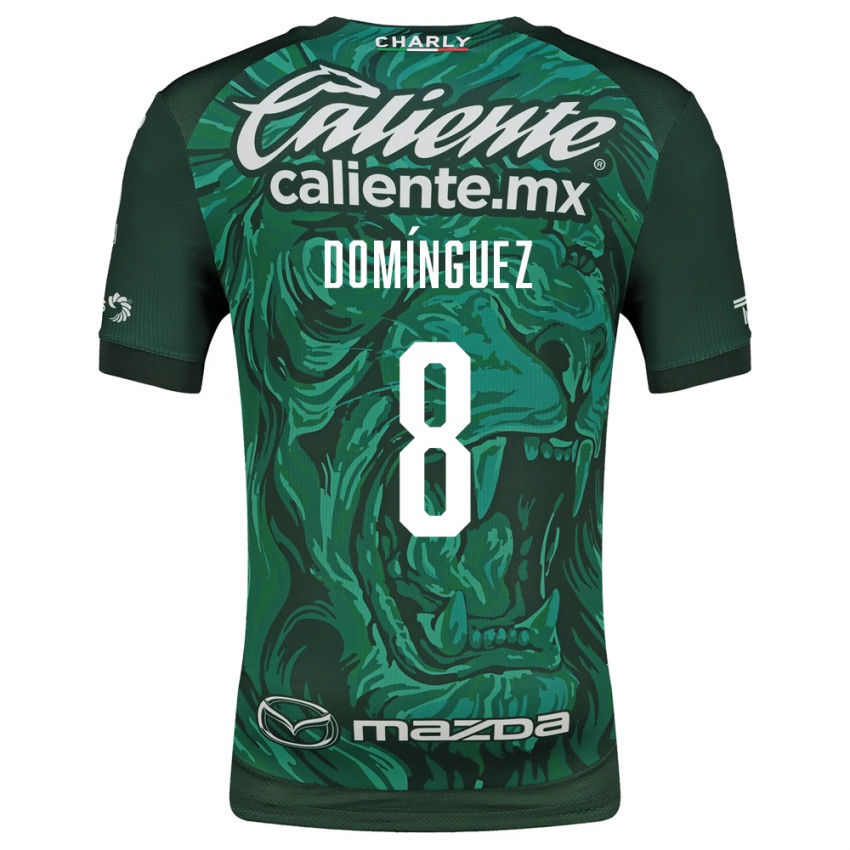 גברים Juan Domínguez #8 ירוק שחור ג'רזי ביתית 2026/27 חולצה קצרה