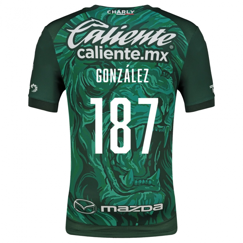 גברים Milán González #187 ירוק שחור ג'רזי ביתית 2026/27 חולצה קצרה