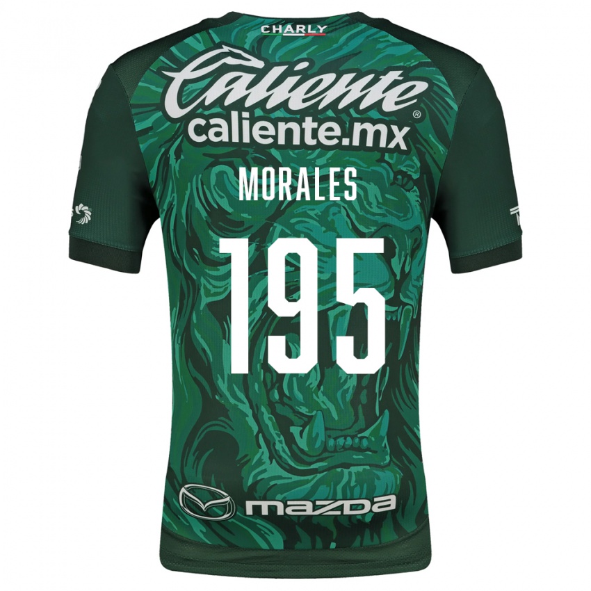 גברים דניאל מוראלס #195 ירוק שחור ג'רזי ביתית 2026/27 חולצה קצרה