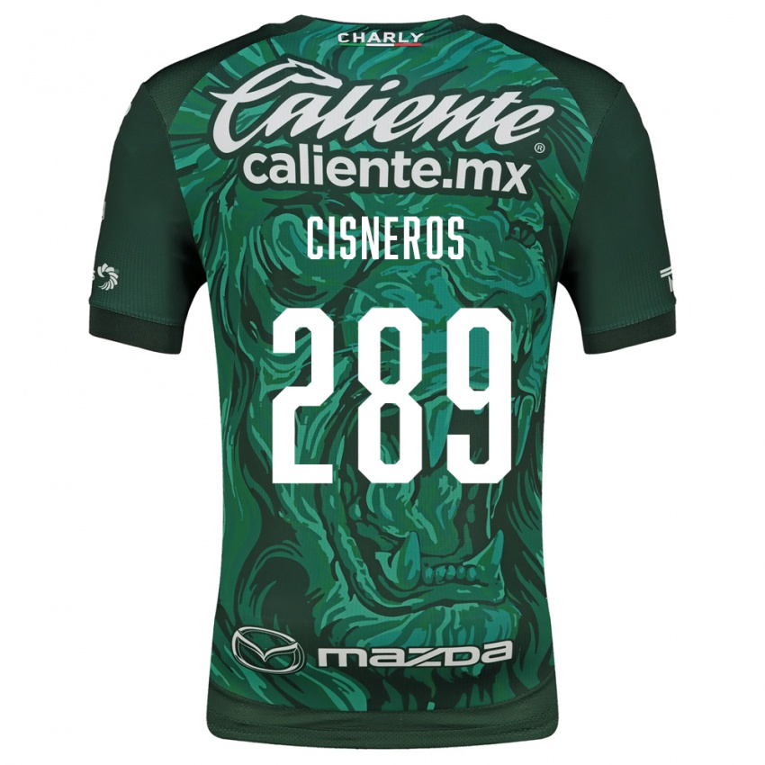 גברים Santiago Cisneros #289 ירוק שחור ג'רזי ביתית 2026/27 חולצה קצרה