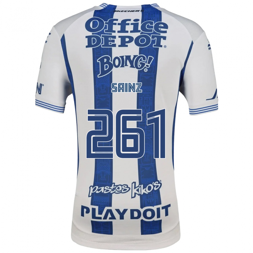 גברים דייגו סינץ #261 לבן כחול צי ג'רזי ביתית 2026/27 חולצה קצרה