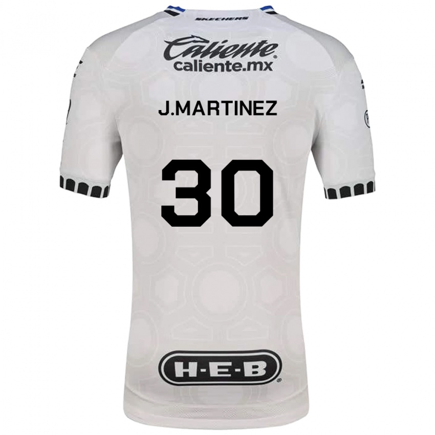 גברים Juan Martinez #30 לבן שחור כחול ג'רזי ביתית 2026/27 חולצה קצרה
