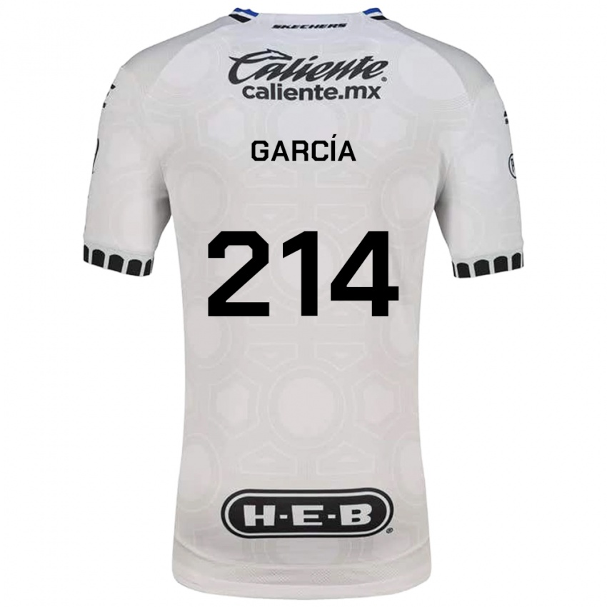 גברים José García #214 לבן שחור כחול ג'רזי ביתית 2026/27 חולצה קצרה