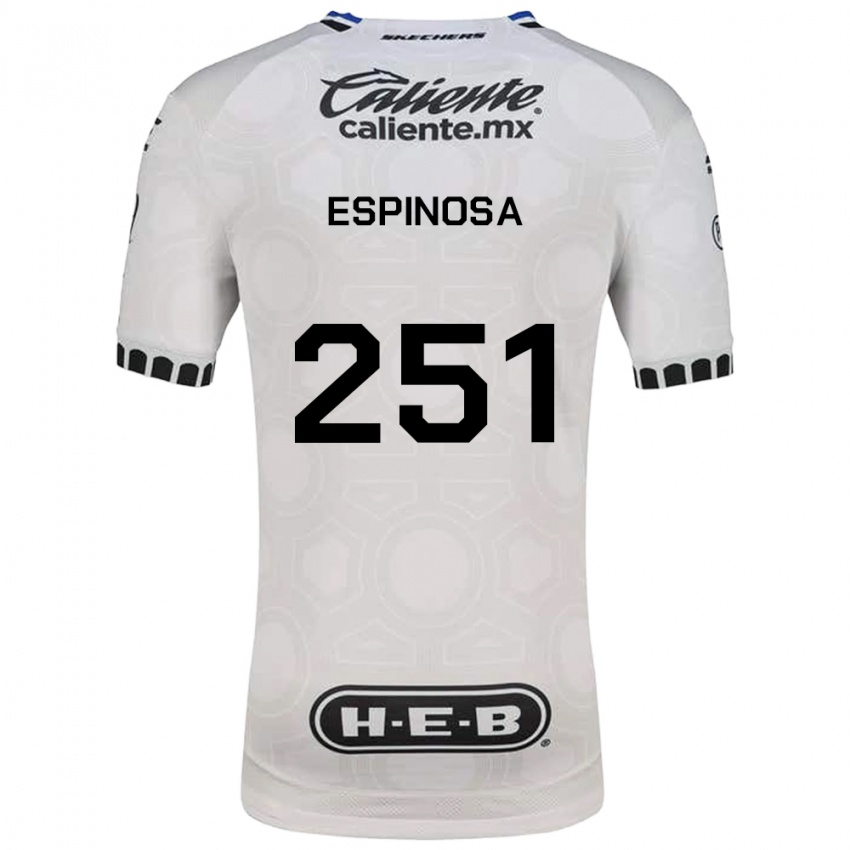 גברים Alexis Espinosa #251 לבן שחור כחול ג'רזי ביתית 2026/27 חולצה קצרה