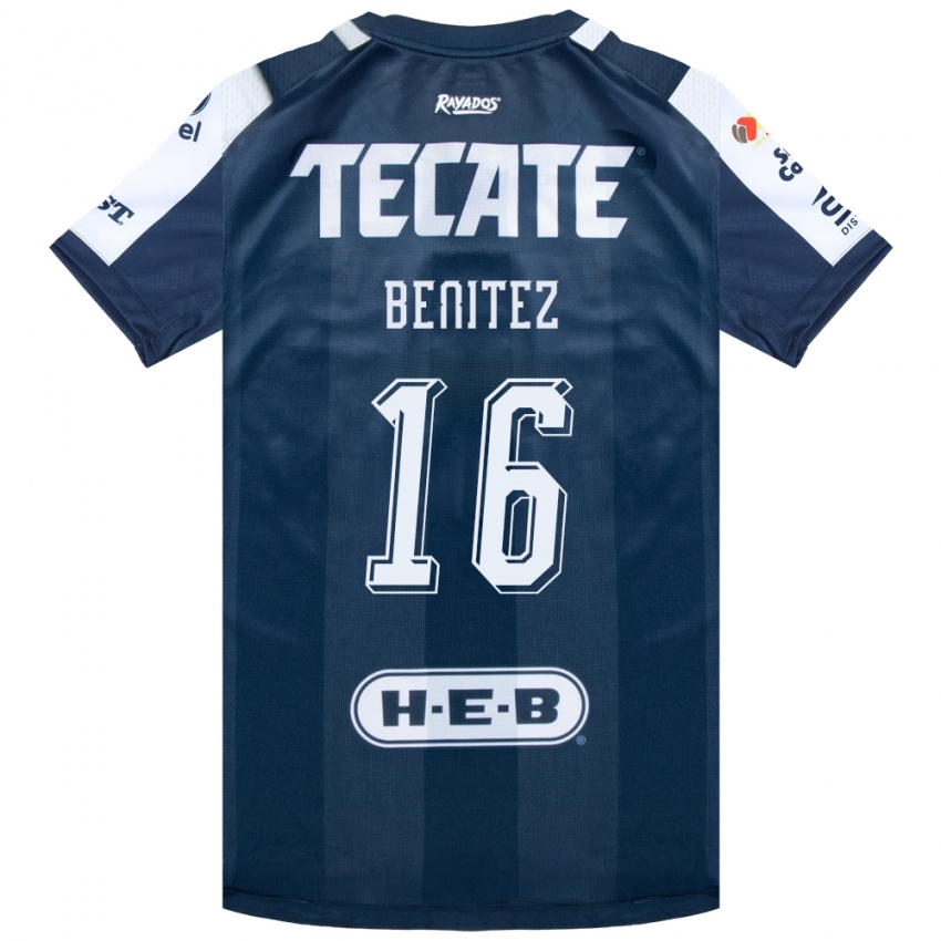 גברים Xanic Benitez #16 כחול דיו לבן אדום ג'רזי ביתית 2026/27 חולצה קצרה