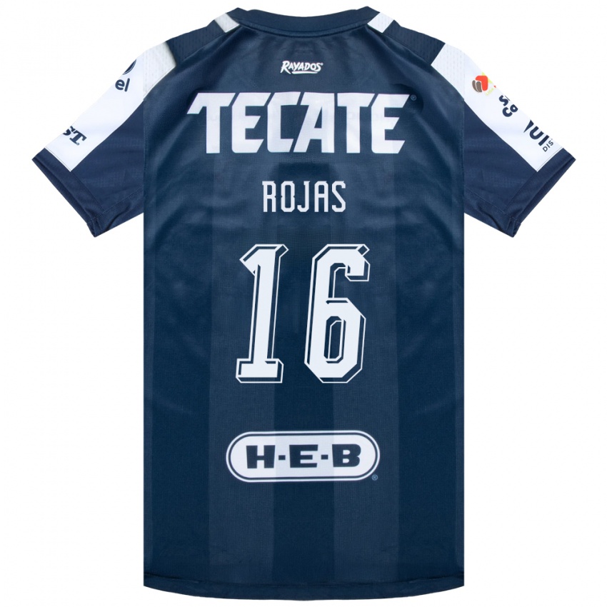 גברים Johan Rojas #16 כחול דיו לבן אדום ג'רזי ביתית 2026/27 חולצה קצרה