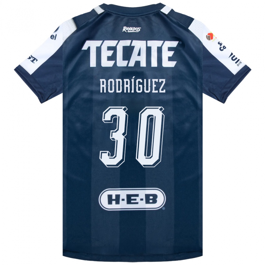 גברים Jorge Rodríguez #30 כחול דיו לבן אדום ג'רזי ביתית 2026/27 חולצה קצרה
