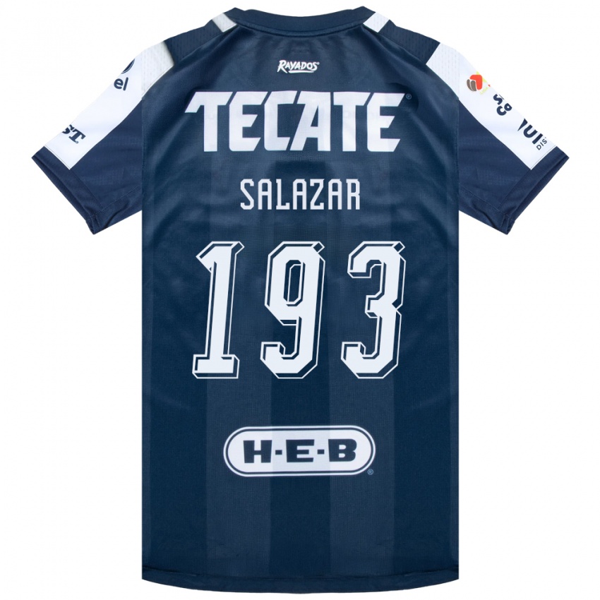 גברים Jofran Salazar #193 כחול דיו לבן אדום ג'רזי ביתית 2026/27 חולצה קצרה