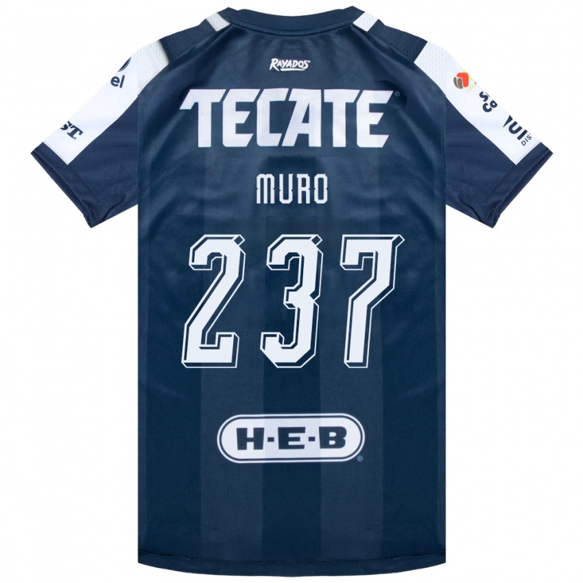גברים José Muro #237 כחול דיו לבן אדום ג'רזי ביתית 2026/27 חולצה קצרה