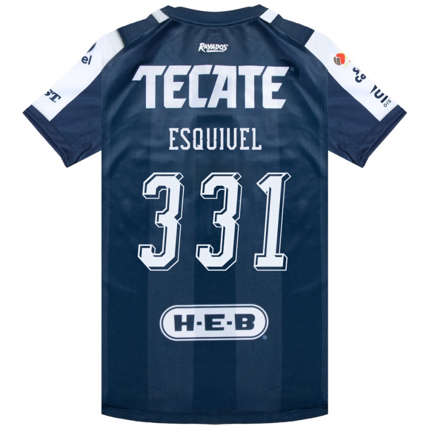 גברים Abraham Esquivel #331 כחול דיו לבן אדום ג'רזי ביתית 2026/27 חולצה קצרה