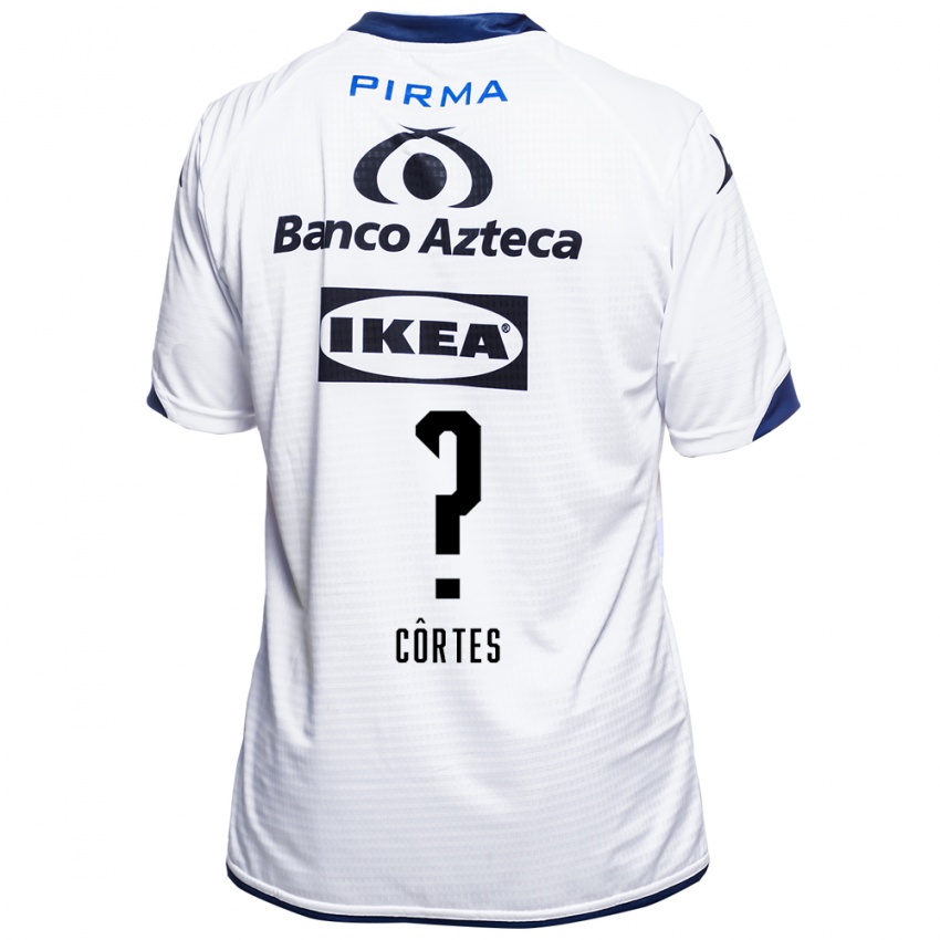 גברים Vinícius Côrtes #0 לבן שחור כחול ג'רזי ביתית 2026/27 חולצה קצרה