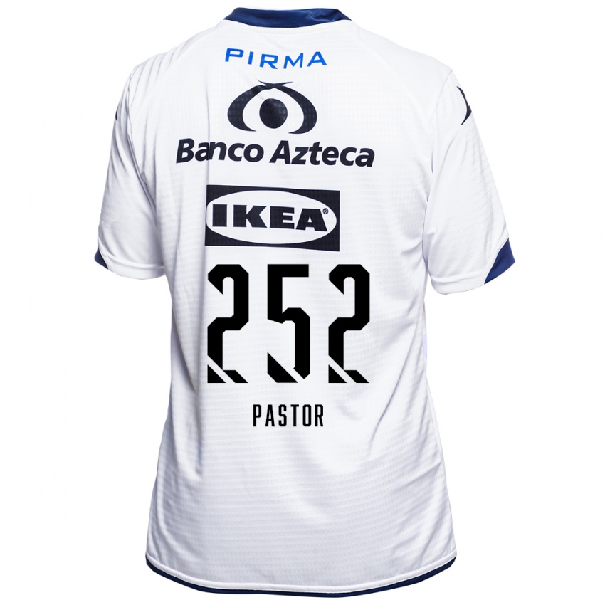 גברים Oliver Pastor #252 לבן שחור כחול ג'רזי ביתית 2026/27 חולצה קצרה