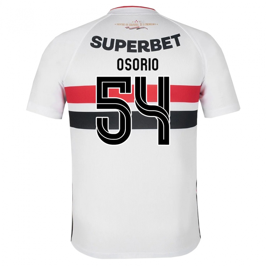 גברים Luis Osorio #54 לבן אדום שחור ג'רזי ביתית 2026/27 חולצה קצרה