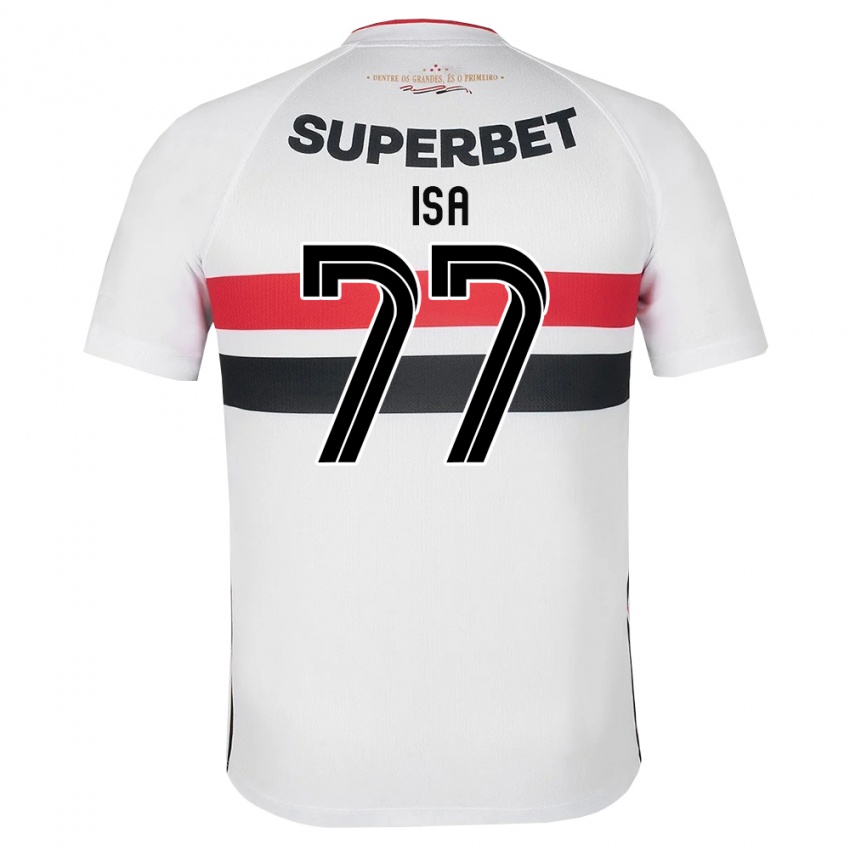 גברים הוא #77 לבן אדום שחור ג'רזי ביתית 2026/27 חולצה קצרה