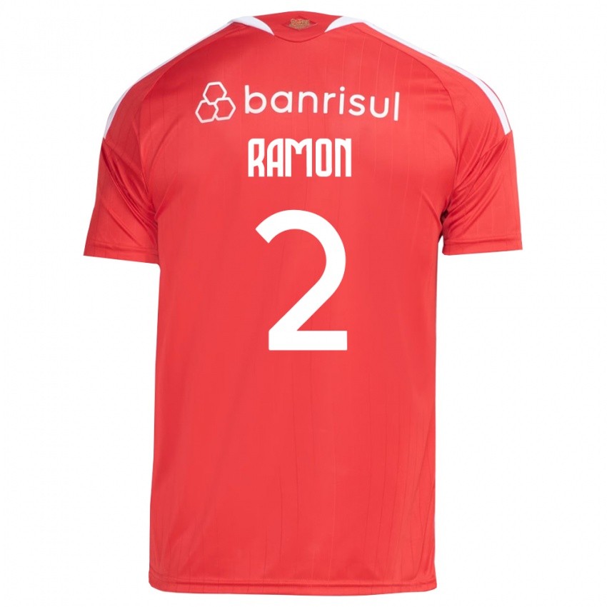 גברים Ramon #2 אדום לבן ג'רזי ביתית 2026/27 חולצה קצרה