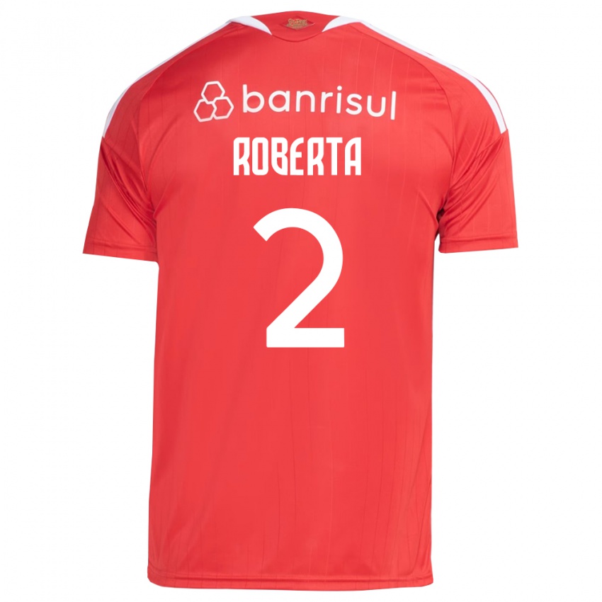 גברים Roberta #2 אדום לבן ג'רזי ביתית 2026/27 חולצה קצרה
