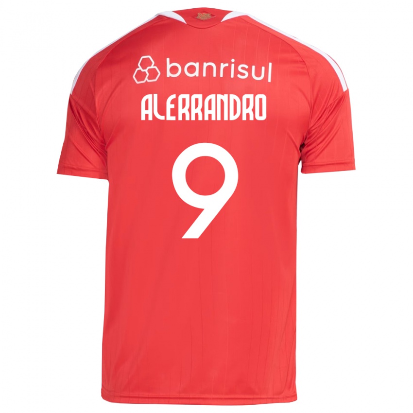 גברים Alerrandro #9 אדום לבן ג'רזי ביתית 2026/27 חולצה קצרה