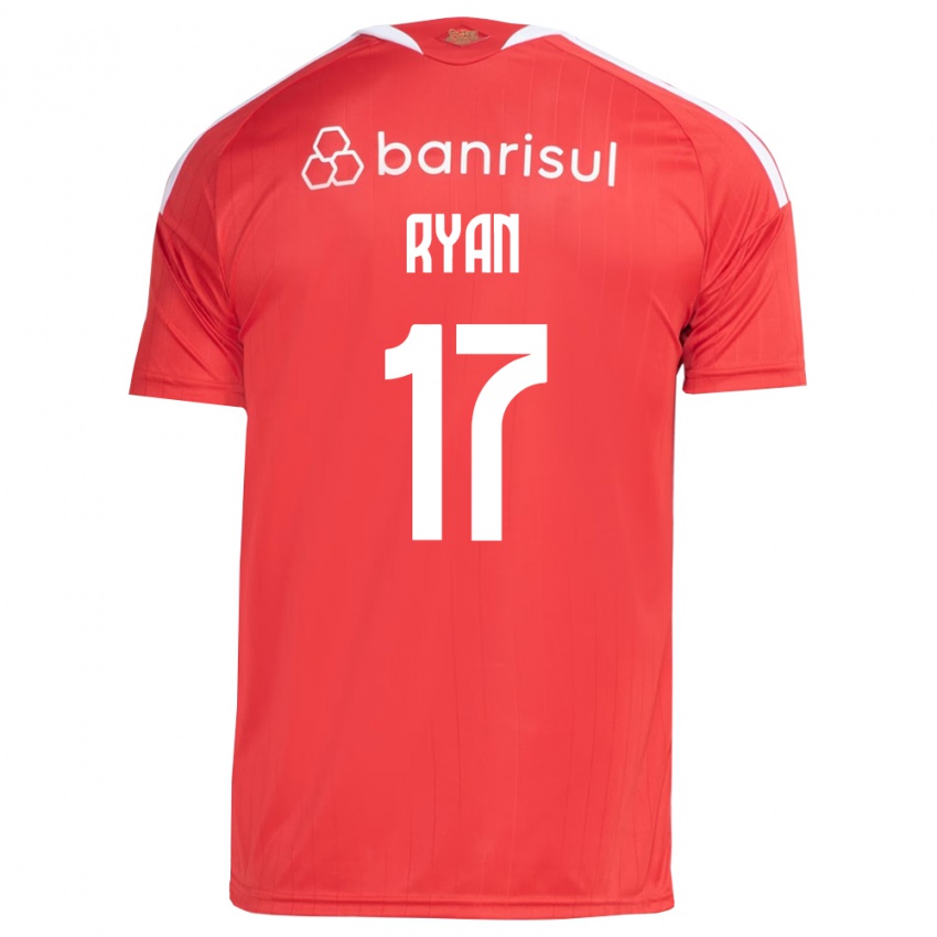 גברים Gabriel Ryan #17 אדום לבן ג'רזי ביתית 2026/27 חולצה קצרה