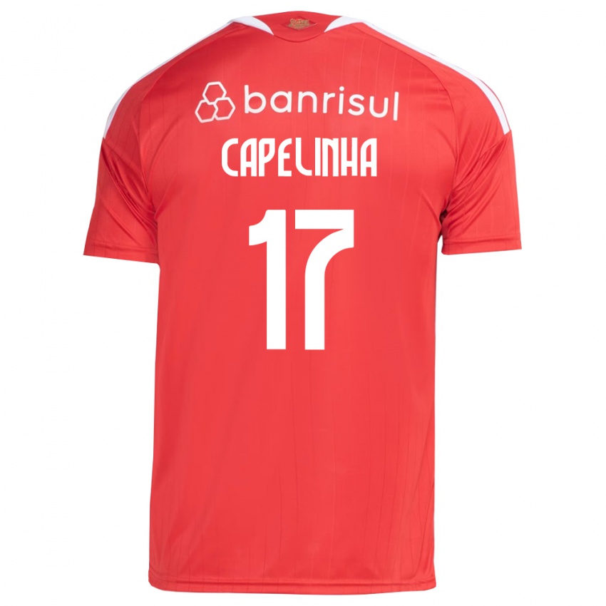 גברים Capelinha #17 אדום לבן ג'רזי ביתית 2026/27 חולצה קצרה